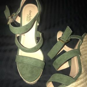 Charlotte Russe wedges NEVER WORN